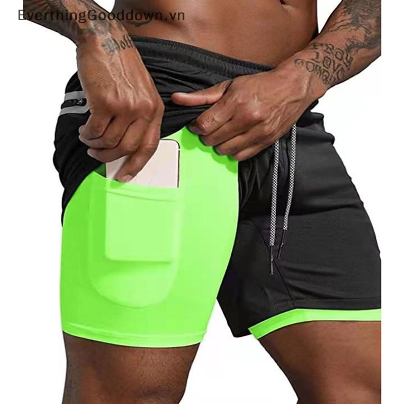 Quần Short Thể Thao 2 Trong 1 Thời Trang Mùa Hè Cho Nam