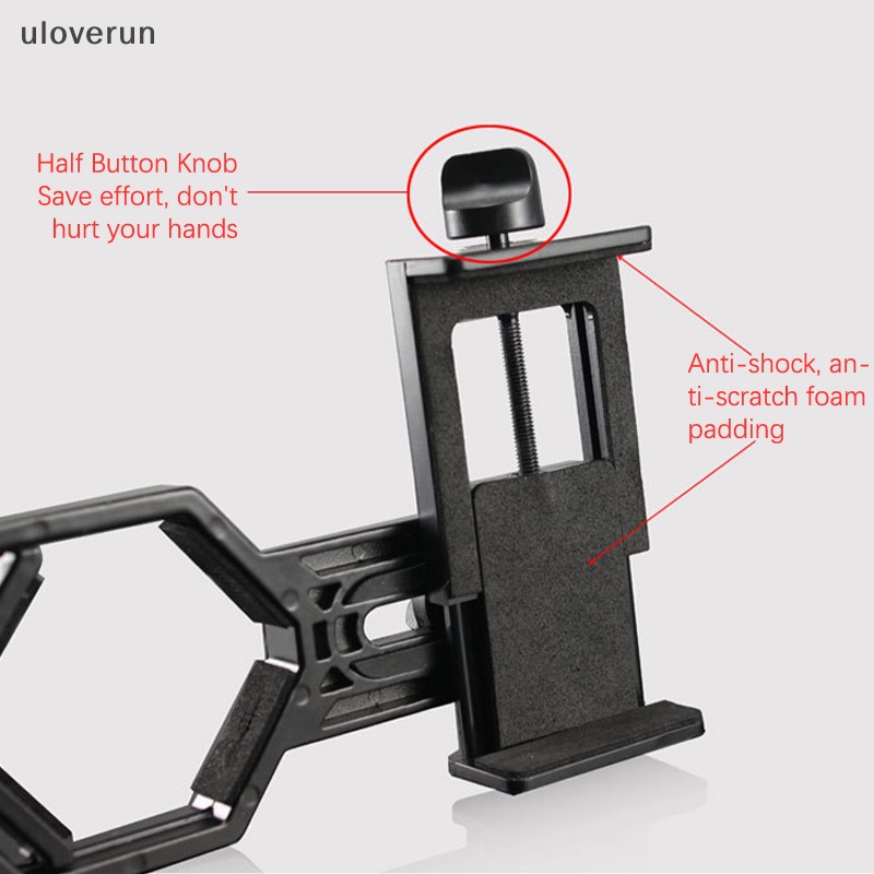 Uloverun Phụ Kiện Kẹp Lò Xo Gắn Kính Hiển Vi Điện Thoại Tiện Dụng