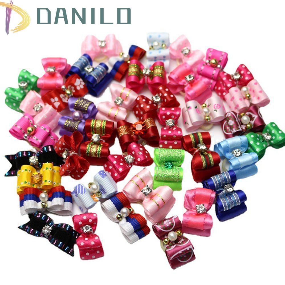 Kẹp Nơ Hóa Trang Nhiều Màu Sắc Cho Thú Cưng