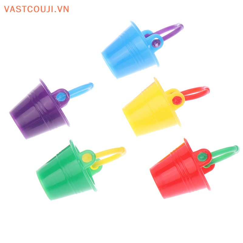 Set 2 Xô Nước Mini Tỉ Lệ 1 / 12 Dùng Để Trang Trí Nhà Búp Bê