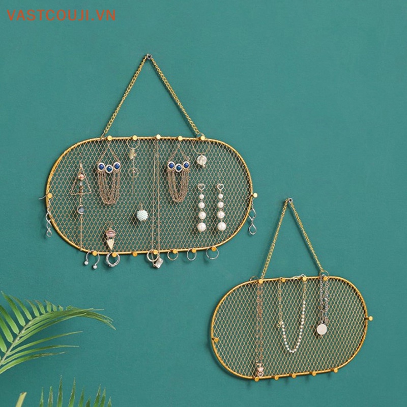 Vastji Giá Sắt Treo Chìa Khóa Trưng Bày Trang Sức Gắn Tường Sang Trọng Nhẹ Nhàng Phong Cách Bắc Âu