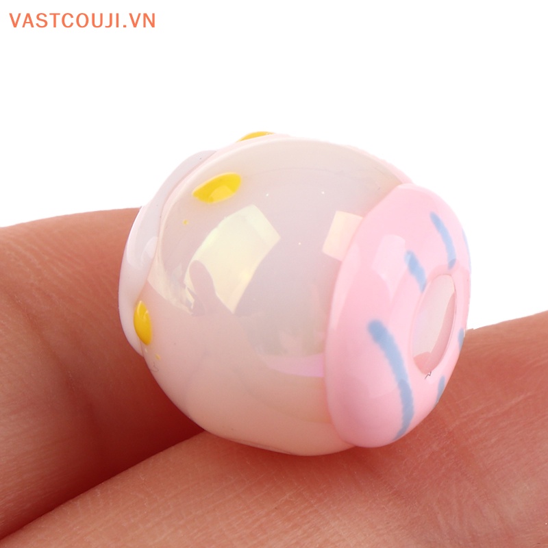 Bộ 2 Hạt Nhựa Acrylic Hình Dấu Chân Mèo Dùng Làm Trang Sức DIY