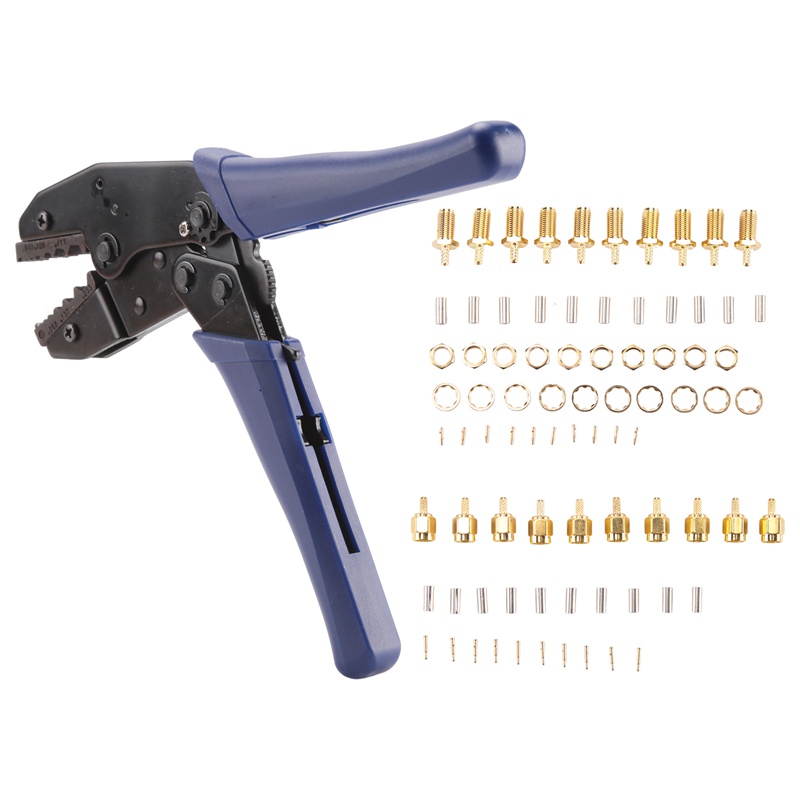 Bộ 10 Đầu Nối SMA Đực Và Cái Cho Ăng Ten WiFi SMA-RG174 RG316