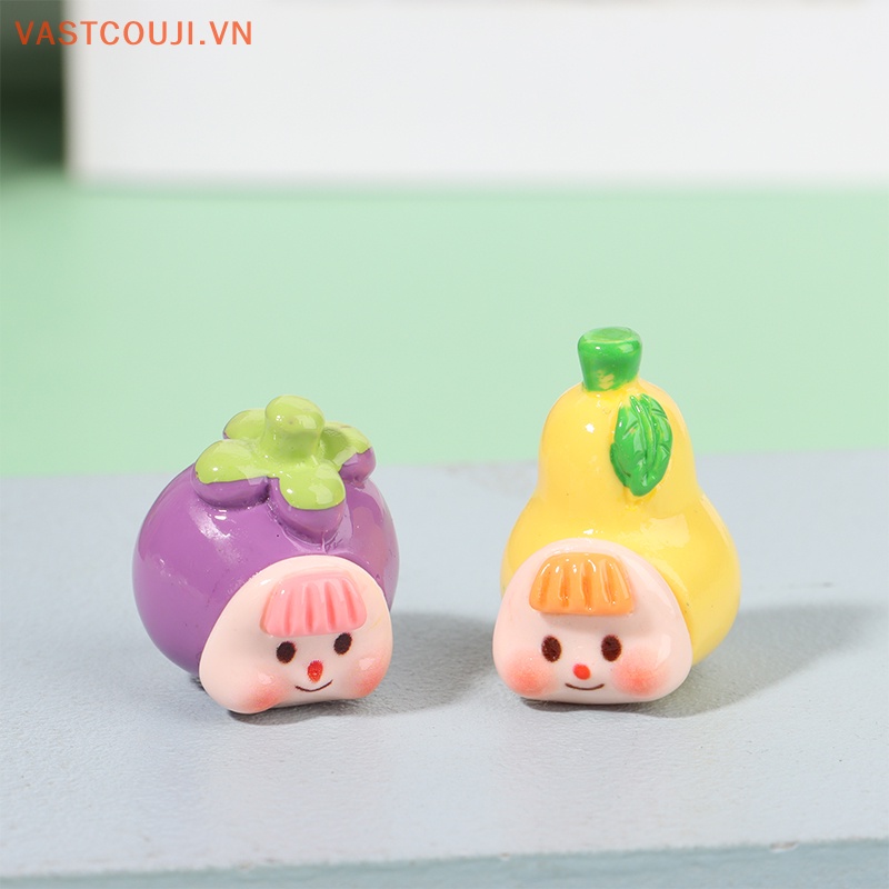Bộ 2 Móc Khóa Nhựa Resin Họa Tiết Hoạt Hình 3D Phát Sáng DIY Để Bàn Trang Trí Xe Hơi