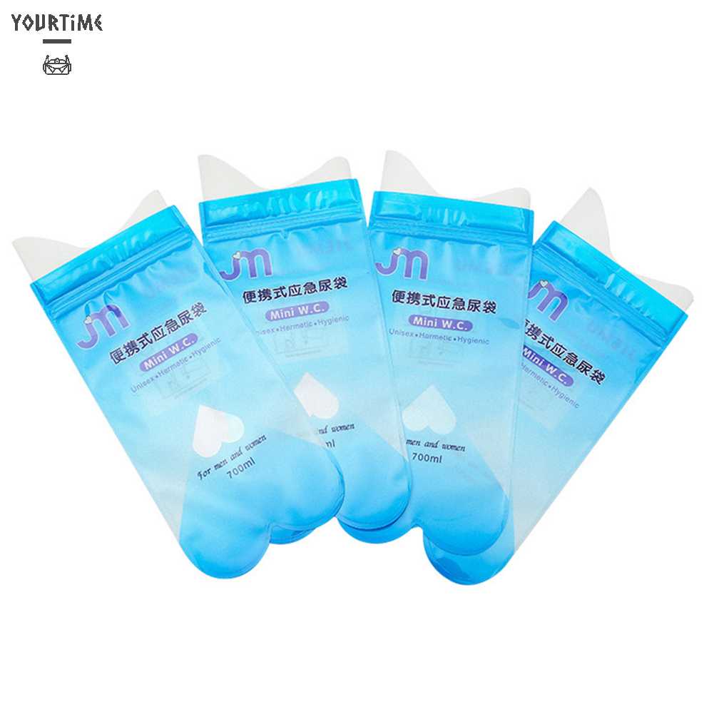 Set 4 Túi Đi Tiểu Khẩn Cấp Sử Dụng Một Lần Tiện Lợi