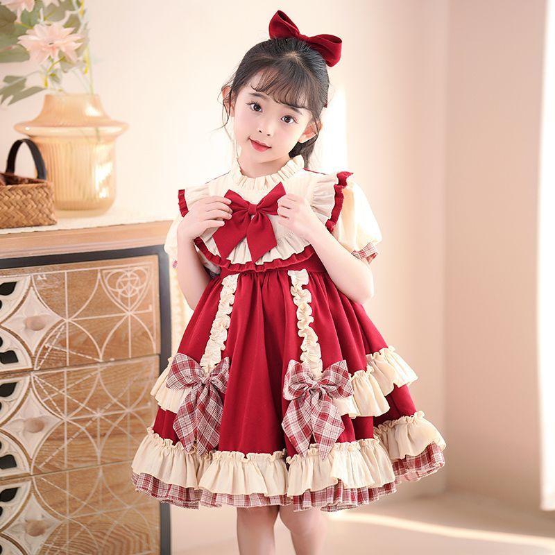 Đầm Công Chúa Lolita Phong Cách Mới 2023 Cho Bé Gái