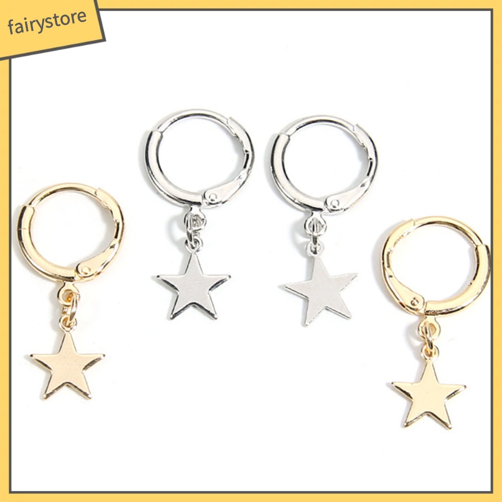 Bông Tai Hình Ngôi Sao Đơn Giản Thời Trang Dành Cho Nữ