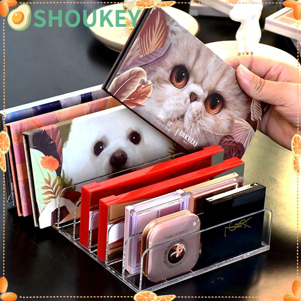 Hộp Đựng Phấn Trang Điểm SHOUKEY Trong Suốt Nhỏ Gọn Tiện Dụng Giá Đỡ