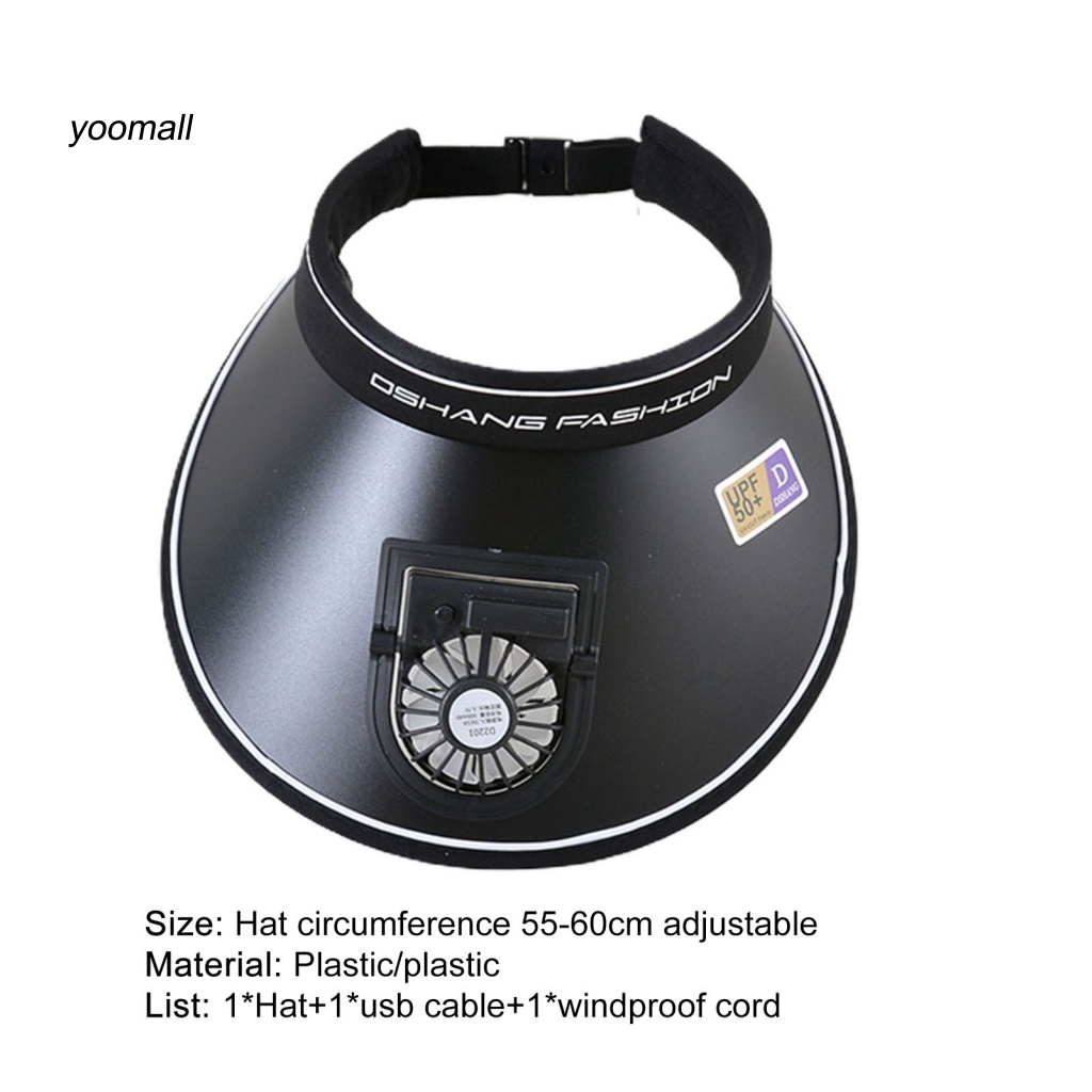 Mũ Lưỡi Trai Hở Chóp Chống Tia UV Tiết Kiệm Năng Lượng Cho Nữ