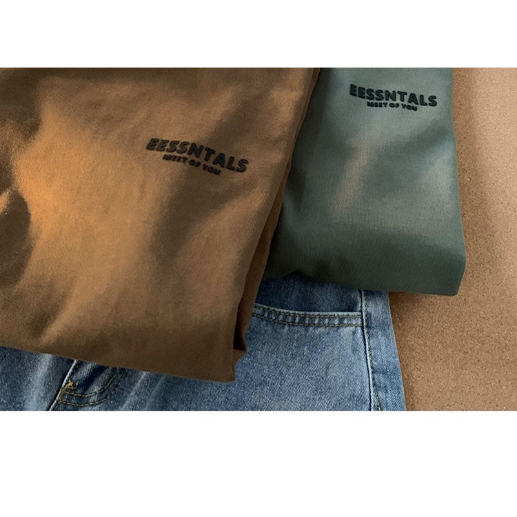 Áo Thun Tay Ngắn Cổ Tròn In Chữ Đơn Giản Thời Trang Dành Cho Nam