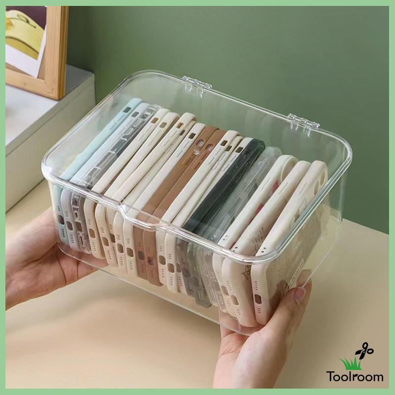 Hộp Đựng Đồ Dùng Trong Suốt Siêu Bền Tiện Dụng Cho Nhà Tắm / Nhà Bếp