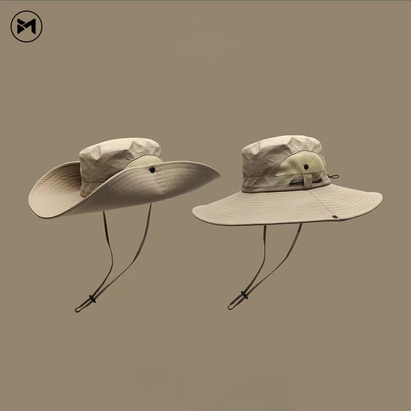 Nón Tai Bèo Vành Rộng Thiết Kế Dây Rút Thoáng Khí Phong Cách Nhật Bản Mới 2023