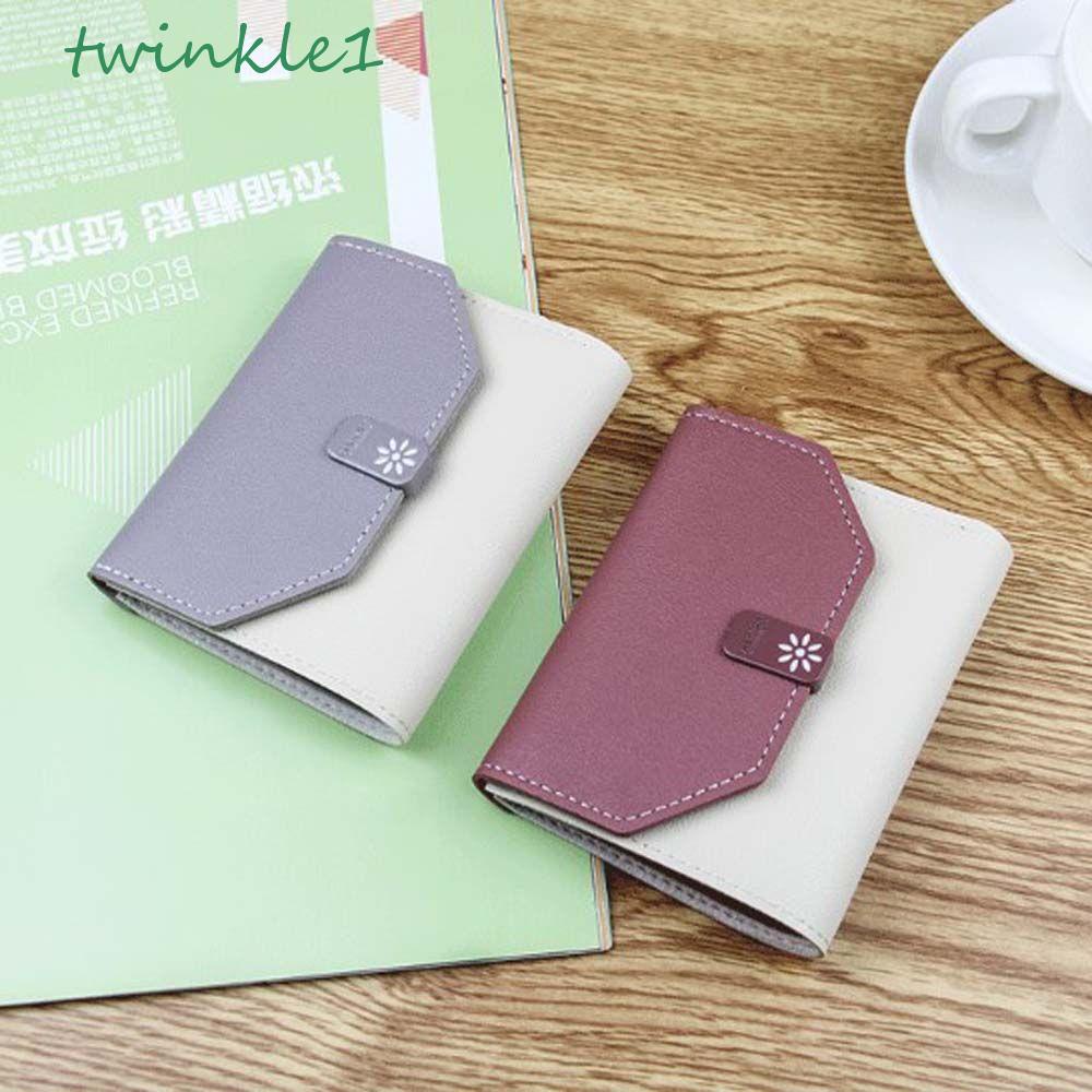 Ví Da PU Gập Ba Phong Cách Hàn Quốc Đáng Yêu Cho Nữ Giá Đỡ