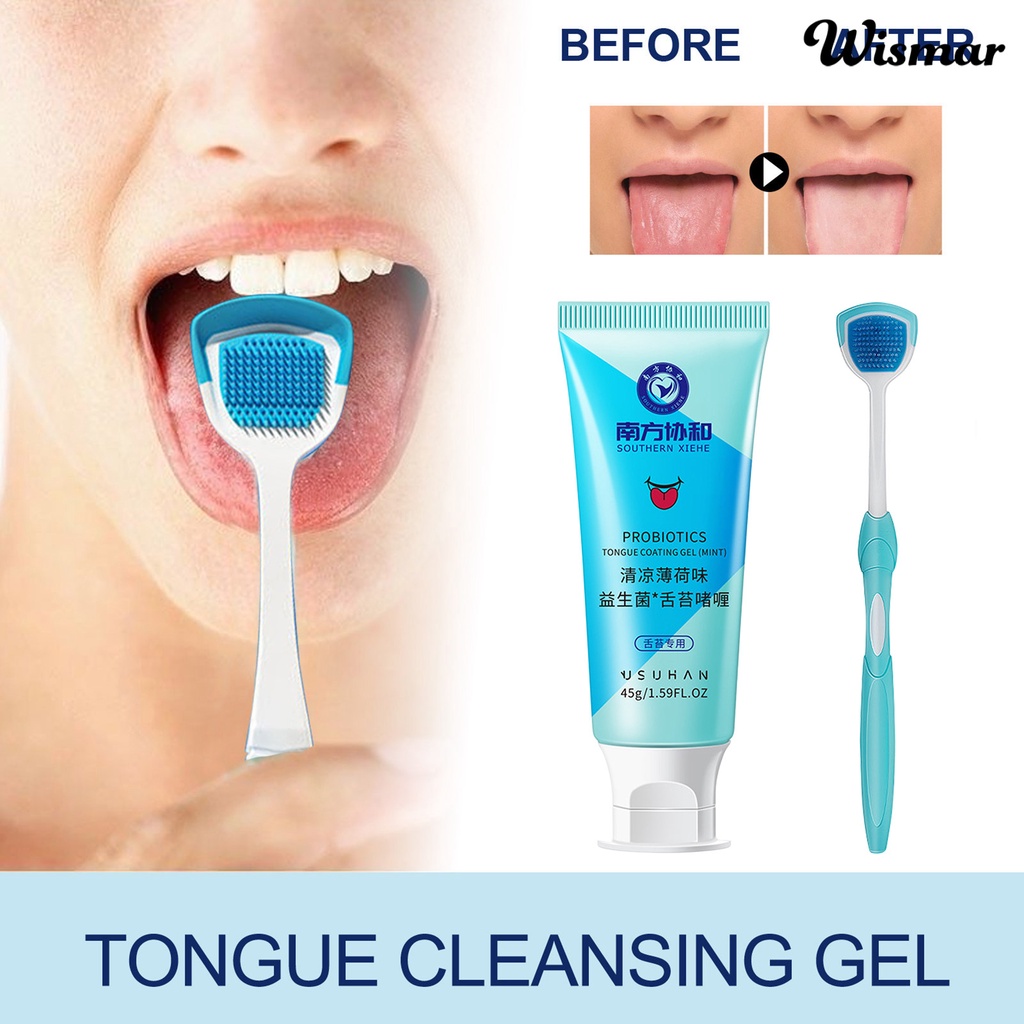 Bộ Gel Phủ Lưỡi Chăm Sóc Sức Khỏe Thoáng Khí 45g Dễ Sử Dụng