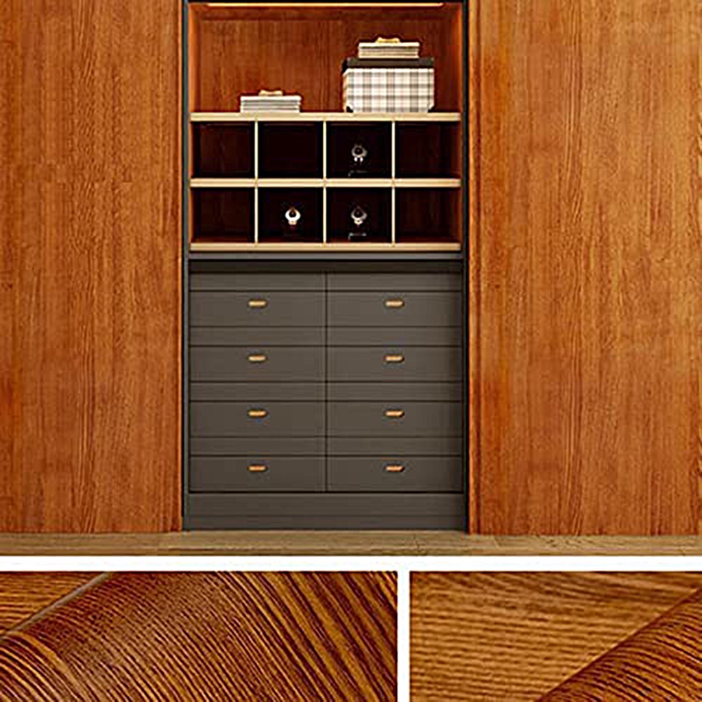 1 Cuộn Băng Dính Sửa Chữa Sàn Nhà Họa Tiết Vân Gỗ Chống Thấm Nước