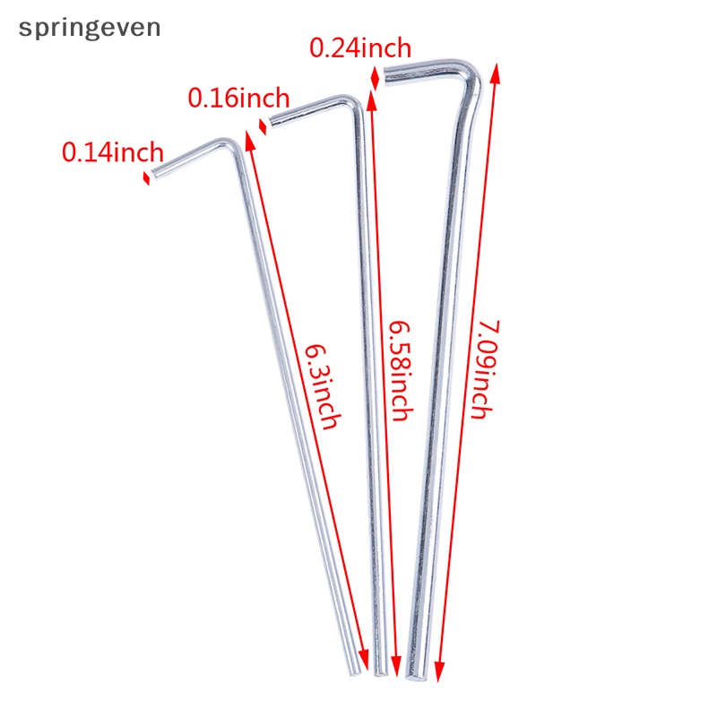 Bộ 5 Cọc Dựng Lều Bằng Hợp Kim Thép Cứng Chắc Chắn