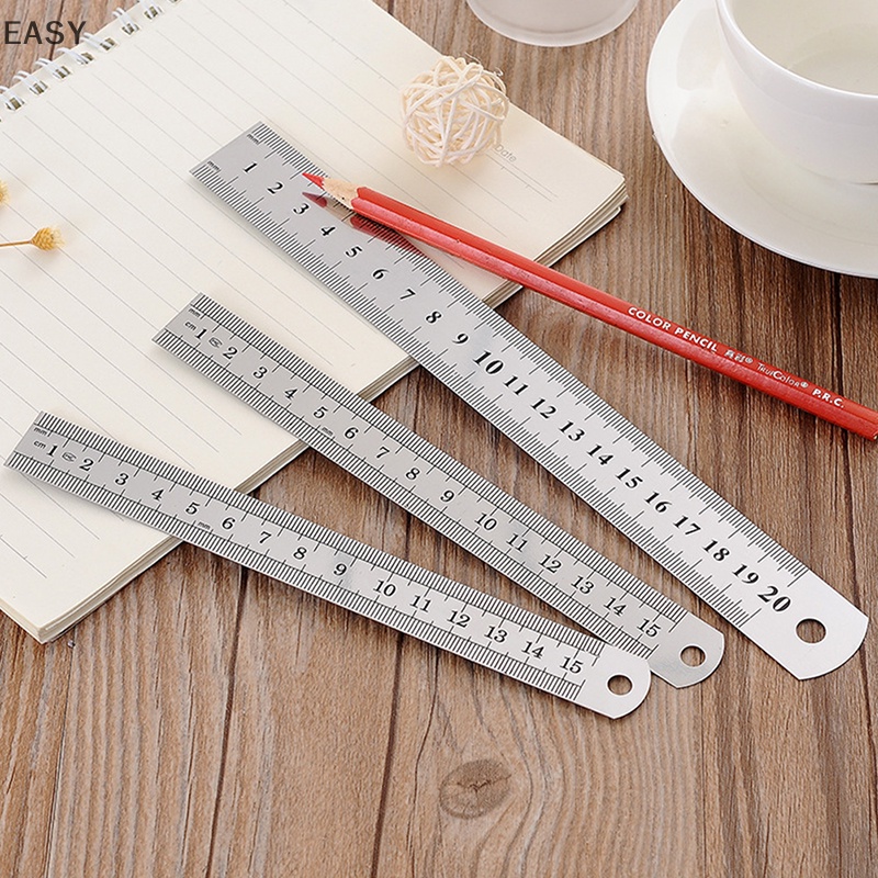 Thước Kẻ Bằng Thép Không Gỉ 15-30cm
