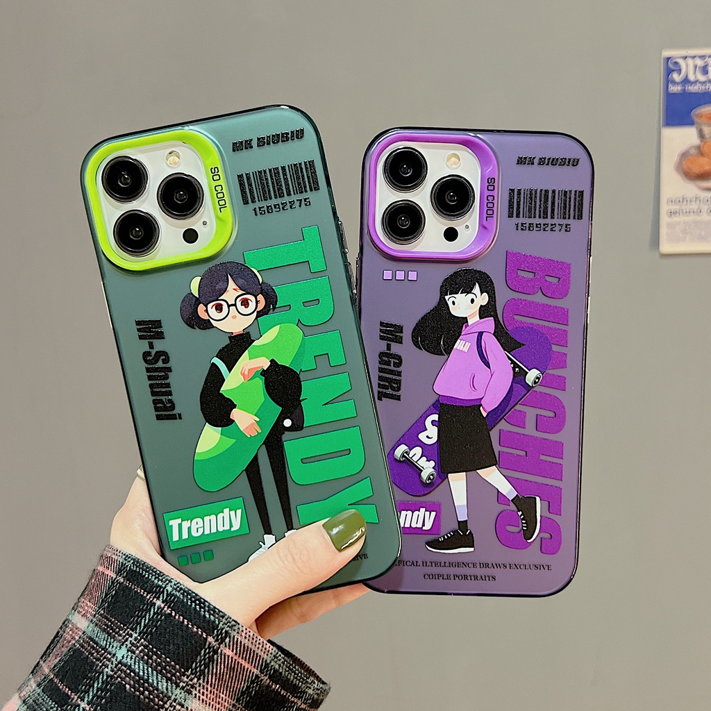 Ốp Điện Thoại tpu Mềm Chống Sốc Hai Mặt Nhám Cho iPhone 11 13 12 14 Pro Max