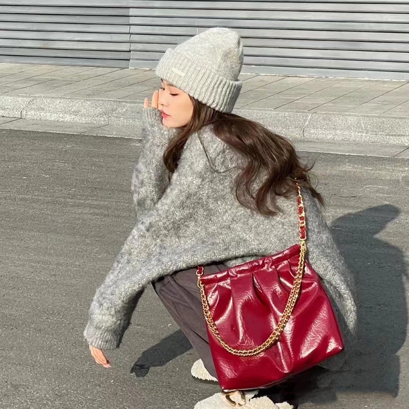 CNK-2023 hàng mới có sẵn, túi xách đeo vai thời trang, phong cách Hàn Quốc, túi xách nữ, túi đeo chéo CK2-40671449