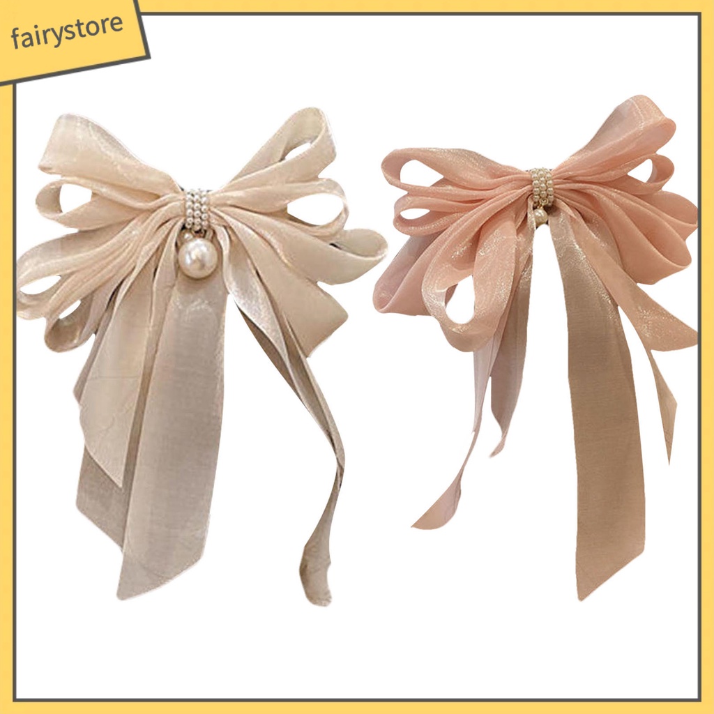 Kẹp Tóc Mềm Nhiều Lớp Chống Trượt Kiểu Dáng Ngọt Ngào Cho Nữ