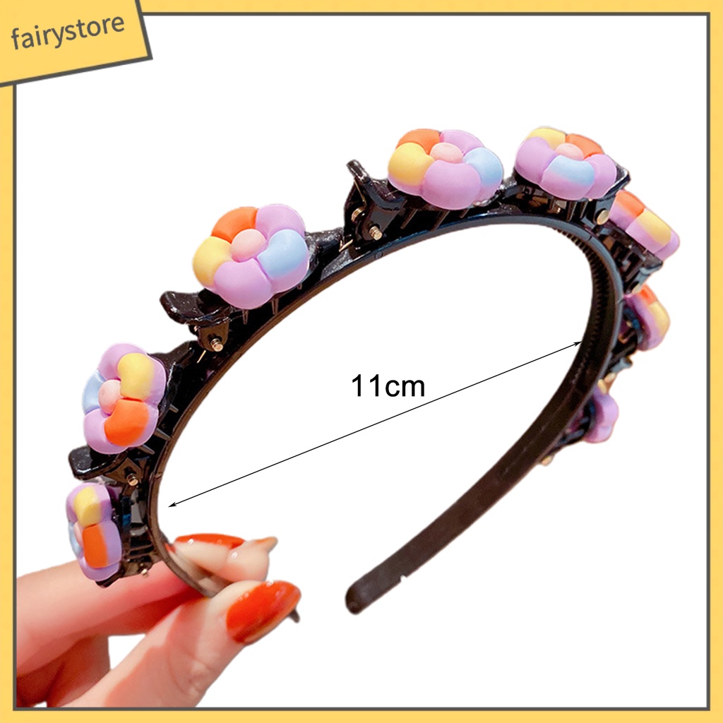 Băng Đô Cài Tóc Co Giãn Nhiều Họa Tiết Dễ Thương Cho Bé Gái