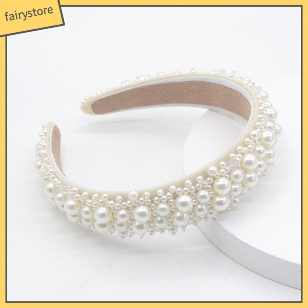 Cài Tóc Đính Đá Ngọc Trai Nhân Tạo Chống Trượt Dành Cho Nữ