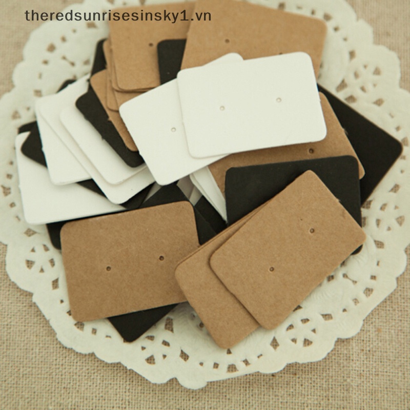 # Túi Đựng Đồ Dùng Tiện Lợi Cho Mẹ Và Bé # Set 50 Thẻ Giấy Kraft Treo Khuyên Tai Trưng Bày Chuyên Nghiệp