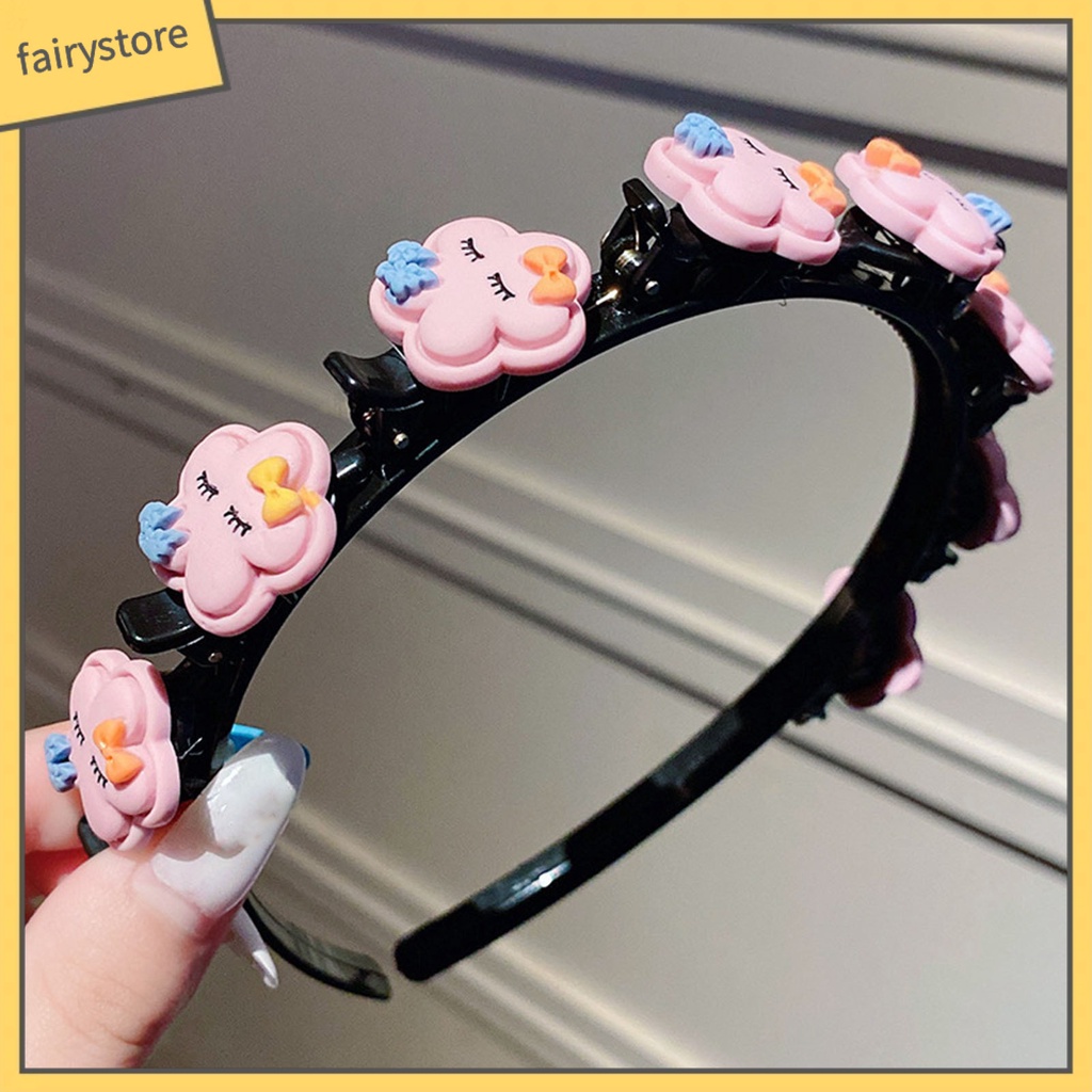 Băng Đô Cài Tóc Đính Hoa Phong Cách Hàn Quốc Tinh Tế Cho Bé Gái