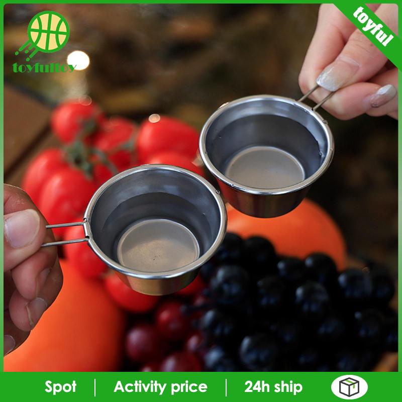 Tô Đựng Thức Ăn Bằng Thép Không Gỉ Thiết Kế Nhỏ Gọn Tiện Dụng Mang Theo Cắm Trại