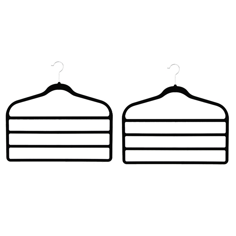 Set 10 Móc Treo Quần Áo Bằng Nhung Tiết Kiệm Diện Tích