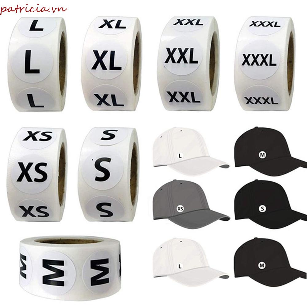 Cuộn 500 Miếng Dán Kích Thước Tròn Trang Trí Quần Áo