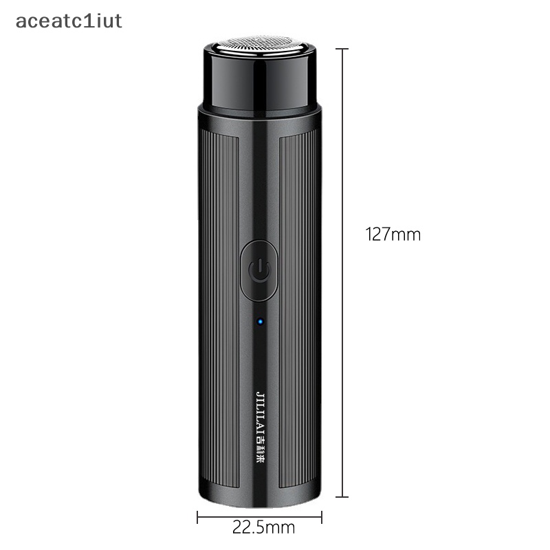 Máy cạo râu điện mini USB dao cạo Máy cắt quay cầm tay đầu râu râu râu tông đơ mới