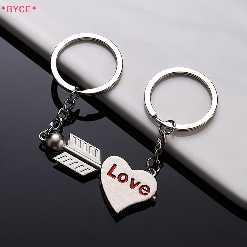 1 Cặp Móc Khóa Hình Mũi Tên Và Nút Bần Bằng Hợp Kim Sáng Tạo Cho Cặp Đôi Mới