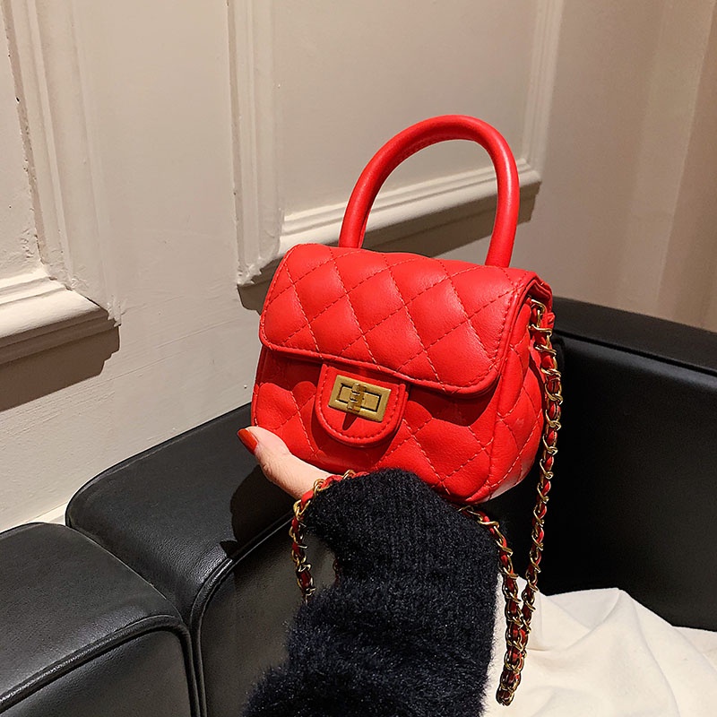 Túi Đeo Chéo Hình Vuông Cỡ Nhỏ Phong Cách Pháp Thời Trang Cho Nữ