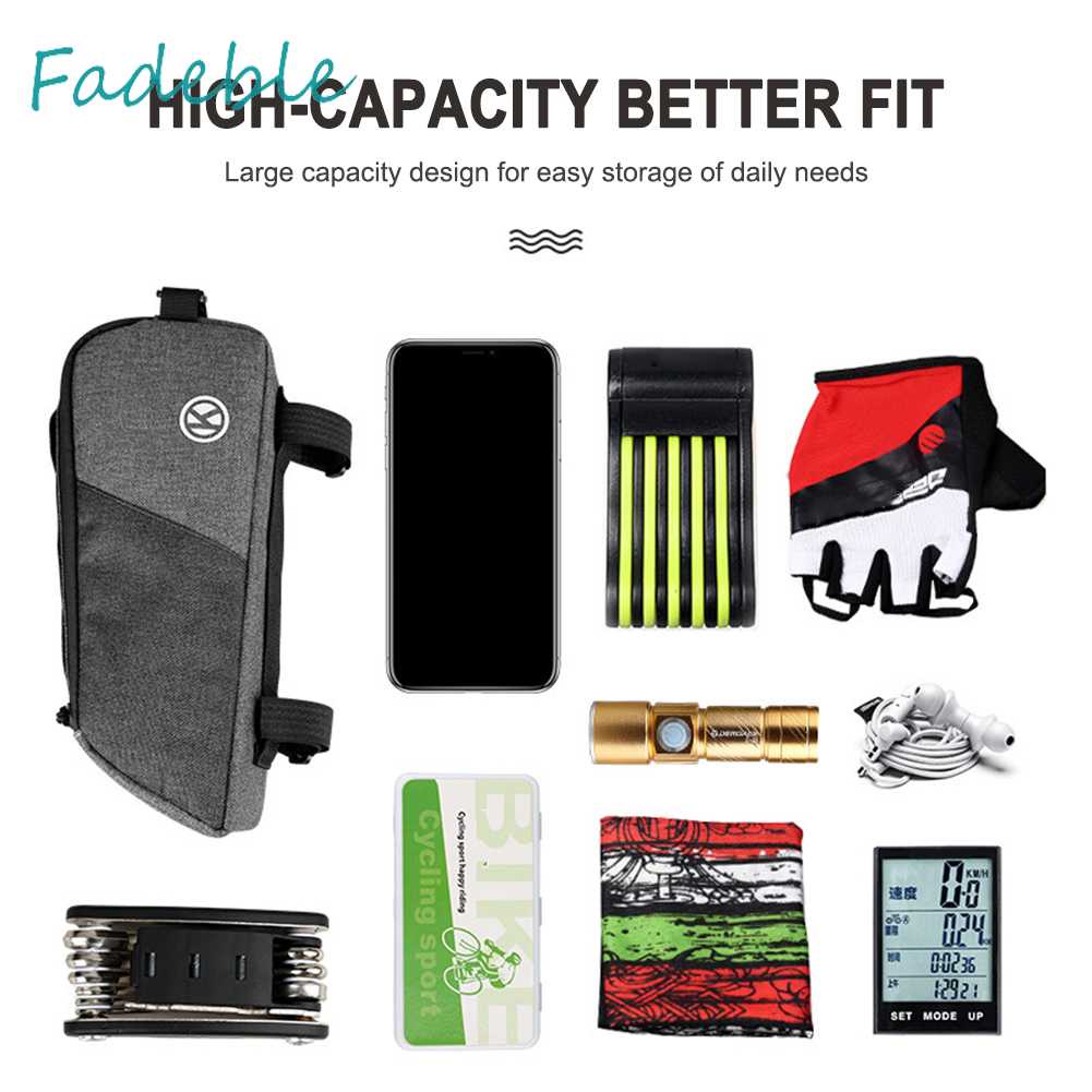 Túi Đựng Đồ Gắn Khung Trước Xe Đạp Chống Thấm Nước Kích Cỡ Lớn Tiện Dụng