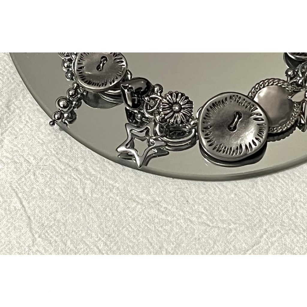 Vòng Cổ Choker Kim Loại Thời Trang Thu Đông Cho Cặp Đôi