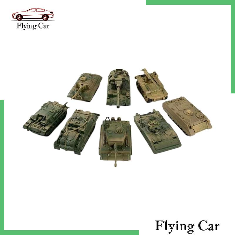 [Lzdjfmy2] 8 Mô Hình Xe Tăng Mini Tỉ Lệ 1: 72 Trang Trí Nhà Búp Bê
