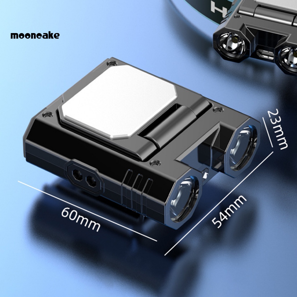 Đèn Báo Hiệu Gắn Vành Mũ Chạy Bộ Chạy Pin < mooncake > Stepless > Stepless Hat Light