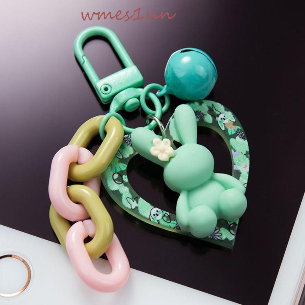 Móc Khóa Hình Thỏ Nhồi Bông WMES15H Sáng Tạo