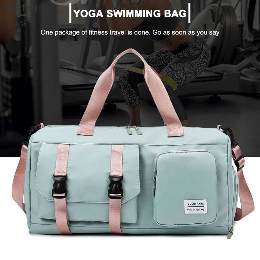 Túi Đựng Đồ Tập Thể Thao Sức Chứa Lớn Chia Ngăn Khô / Ướt Tiện Dụng Cho Nam Và