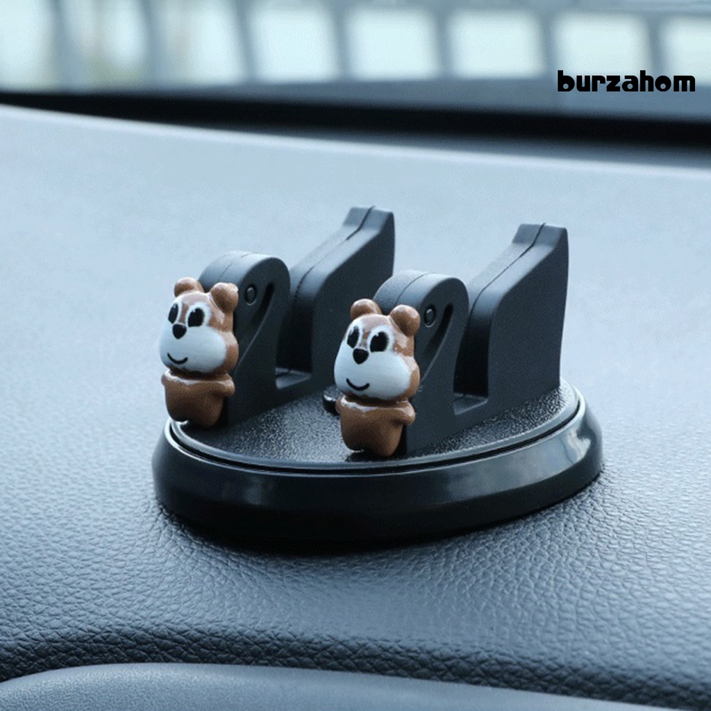 Giá Đỡ Điện Thoại / Định Vị GPS Chống Rơi Đa Năng Xoay 360 Độ Hình Thú Hoạt Hình Dễ Thương Gắn Xe Hơi