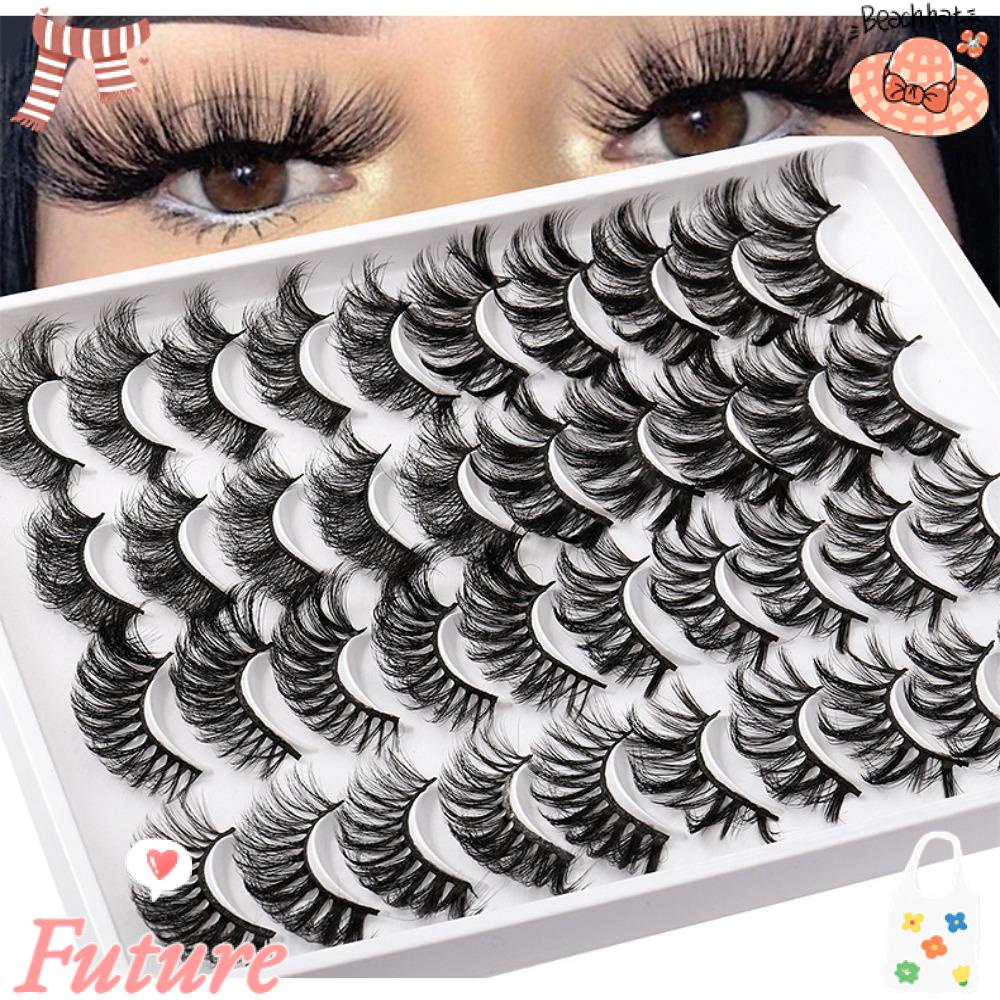 Set 20 Cặp Lông Mi Giả Tự Nhiên Mềm Mịn