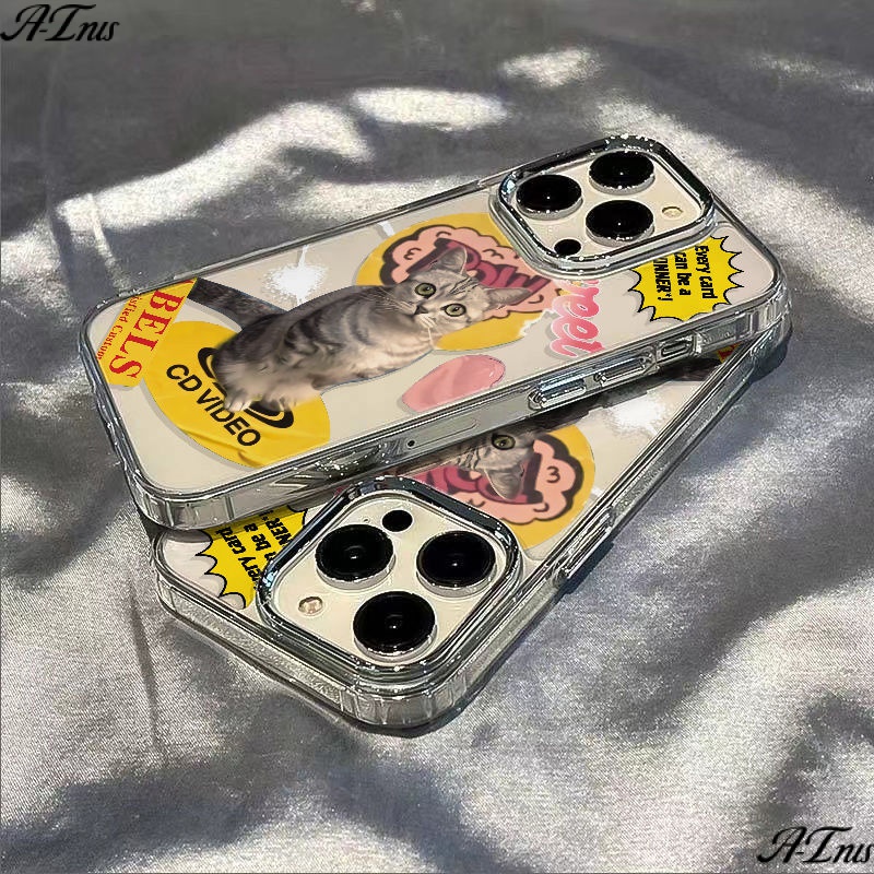 ✅Ốp Điện Thoại Mềm Chống Sốc In Hình Mèo Dễ Thương Cho Iphone 118iPhone12 max714pro13