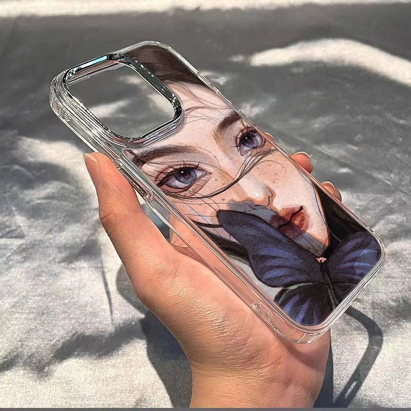 ✅Ốp Điện Thoại Dẻo Thiết Kế Đơn Giản Thời Trang Chống Sốc Cho iPhone12plus 14pro max / Beauty 8 7In Style 1113 G4D8