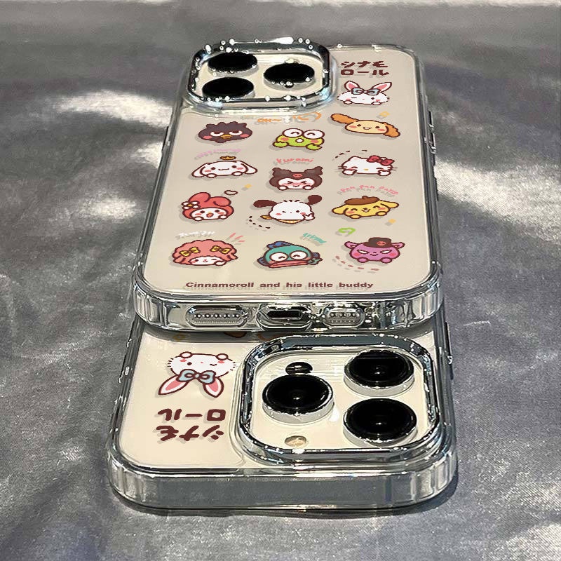 ✅Ốp Điện Thoại Dẻo Họa Tiết Hoạt Hình Sanrio Chống Sốc Cho iPhone1213 78 11 Max14Pro 1213