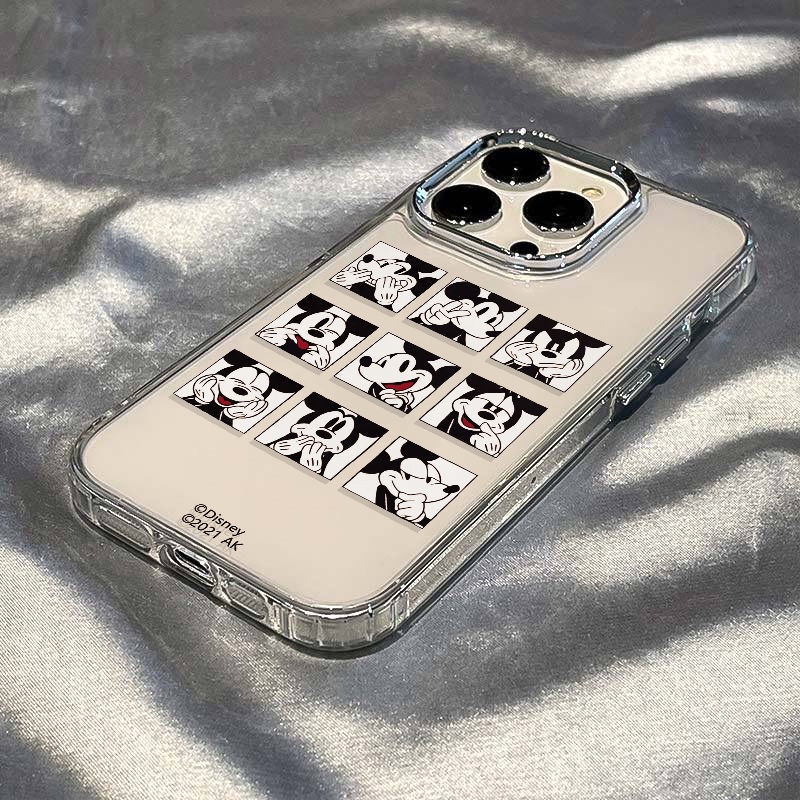 ✅Ốp Điện Thoại Dẻo Họa Tiết Mickey Dễ Thương Chống Sốc Cho Iphone11 14pro max 13 7iPhone128plus / N3LX