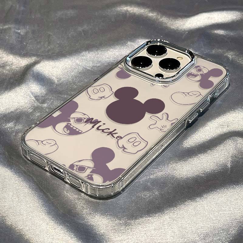✅Ốp Điện Thoại Dẻo Họa Tiết Hoạt Hình Mickey Dễ Thương Chống Sốc Cho iPhone127 / 14pro D5EP max 81113In