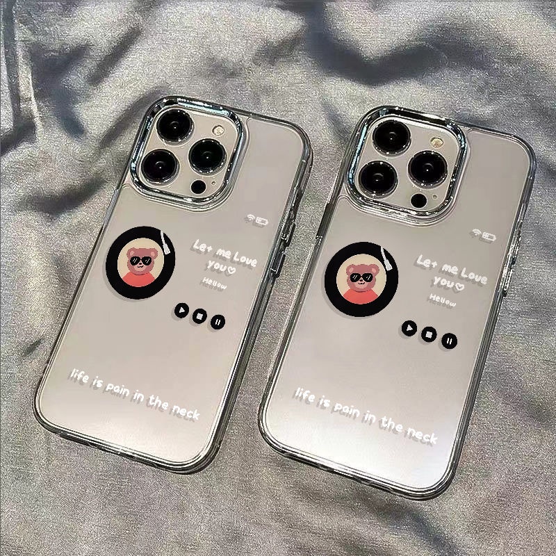 ✅Ốp Điện Thoại Mềm Chống Sốc In Hình Gấu 13 Kiểu Đơn Giản Cho Iphone 8 max 14pro 12117 / PRDT