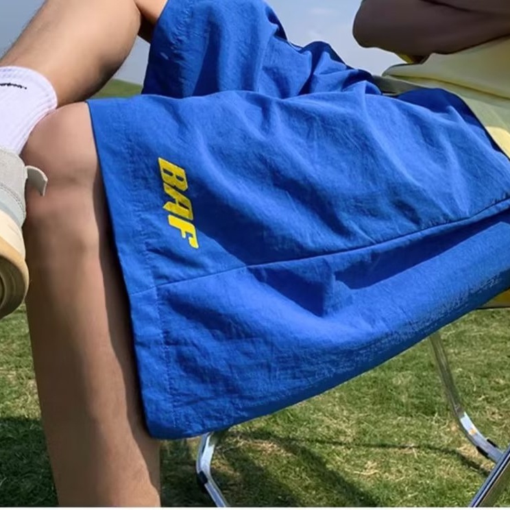 Quần Short Thể Thao Năm Tấc Dáng Rộng Mỏng Nhanh Khô Màu Hồng Phong Cách Mới Mùa Hè Cho Nữ