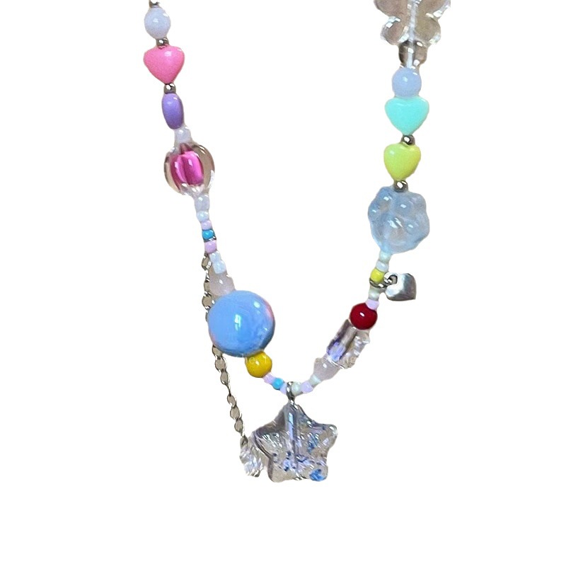 Vòng cổ Hình Ngôi Sao Nhiều Màu Sắc Dễ Thương Thời Trang Mùa Hè Cho Nữ